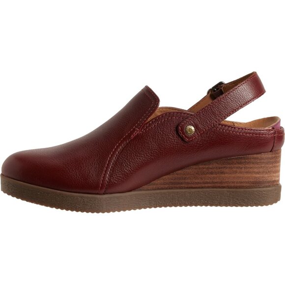 NEW Dansko Sheridan Wedge Clogs - Leather IN brick For Women 825 5s3 - Picture 6 of 8